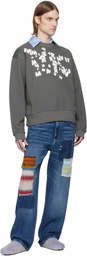 Marni Gray 'Marni' Caos Logo Sweatshirt