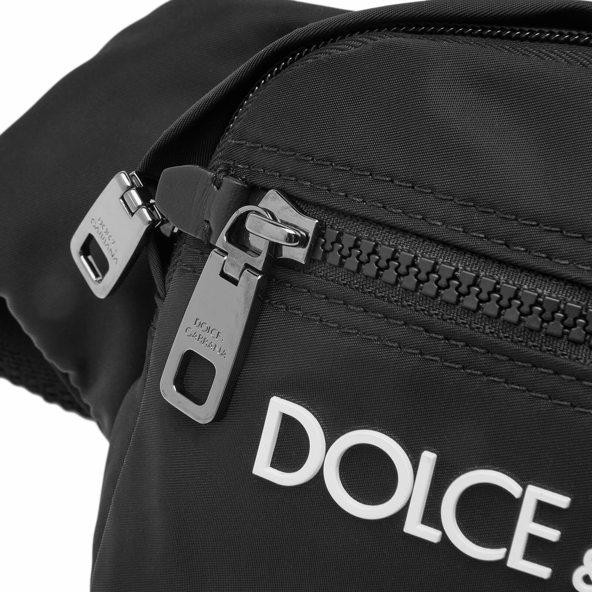 Dolce & Gabbana Men's Nylon Waist Bag in Black Dolce & Gabbana