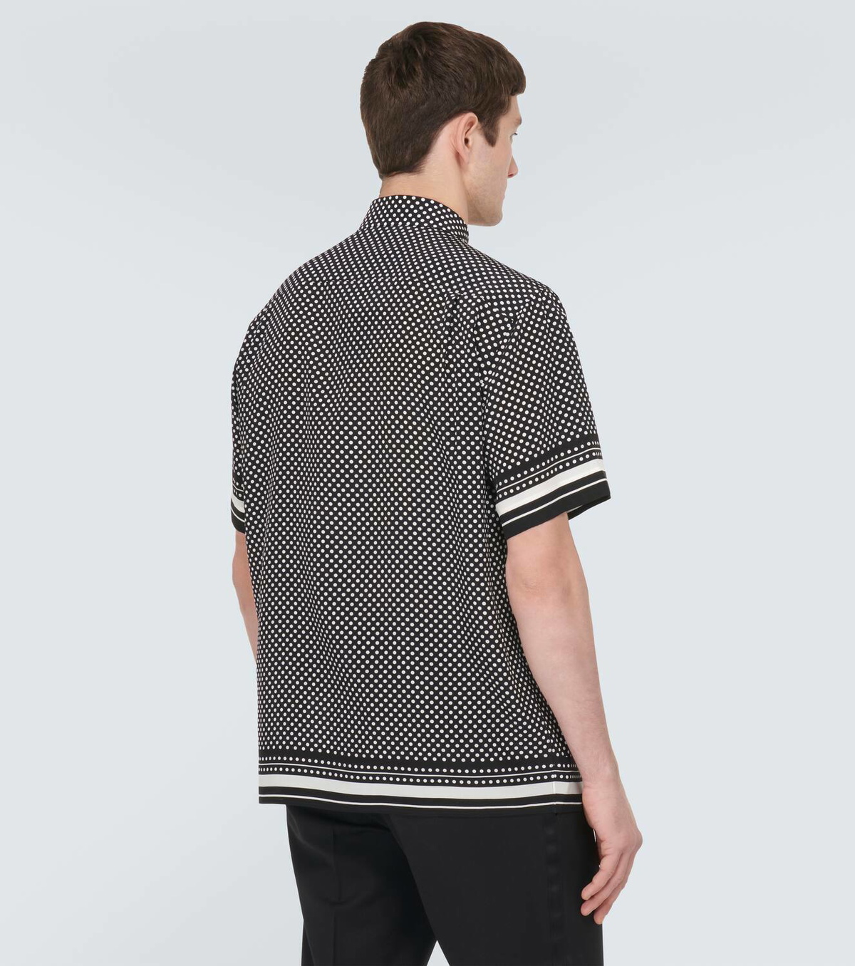 Dolce & Gabbana Polka Dot Cotton Jacket – White & Black