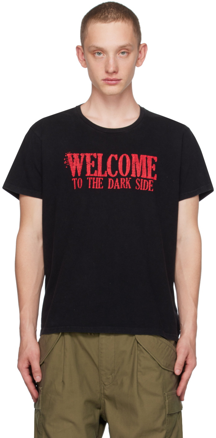 R13 Black 'Welcome To The Dark Side' T-Shirt R13