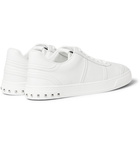 Valentino - Valentino Garavani Flycrew Leather Sneakers - Men - White