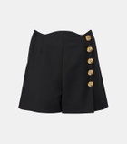 Givenchy Embellished wool and mohair shorts