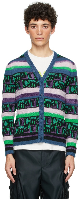 Photo: Marc Jacobs Multicolor Heaven by Marc Jacobs Loopy Logo Cardigan