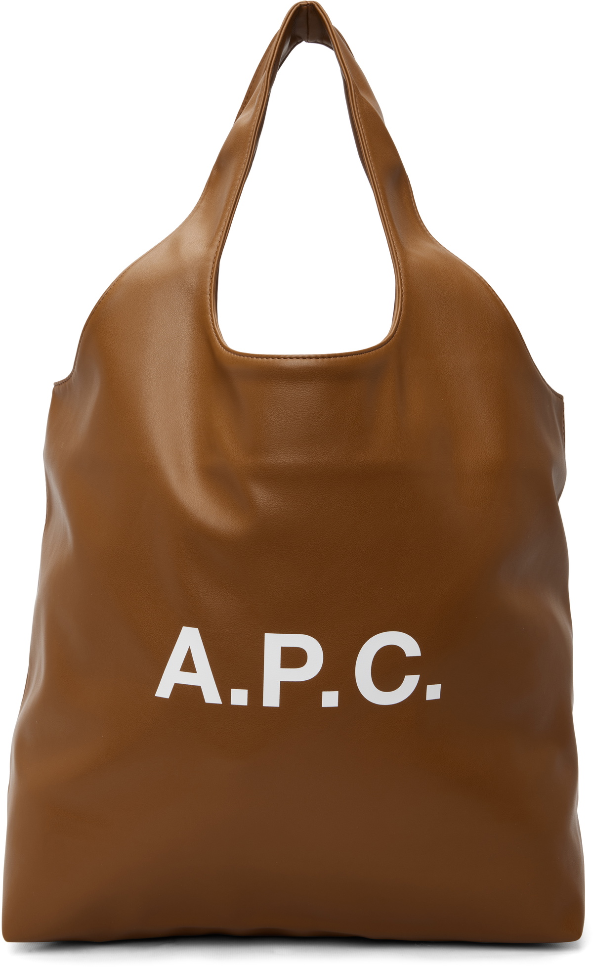 未使用 Sacai x A.P.C Khaki Holly Tote bag A.P.C. - Sacai Holly Logo-Print Nylon-Trimmed Denim Tote Bag