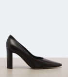 The Row Pia leather pumps