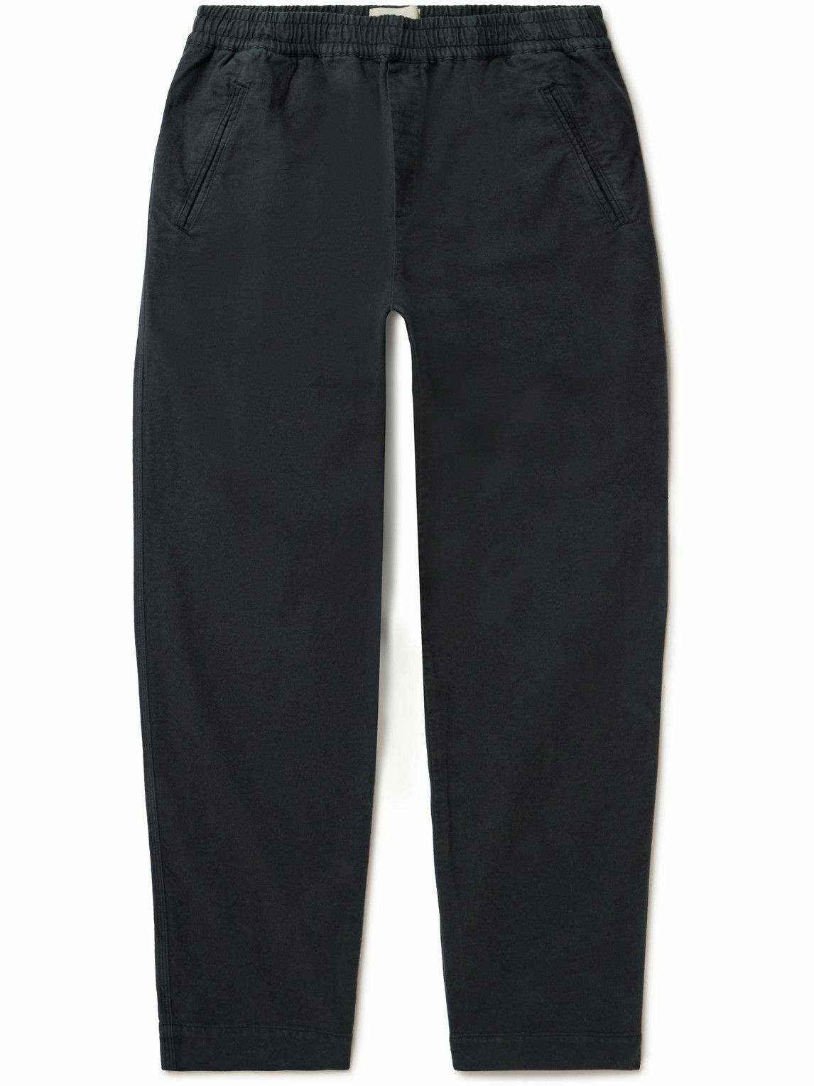 Folk - Assembly Straight-Leg Cotton-Moleskin Trousers - Gray Folk