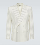 Dolce&Gabbana Pinstripe wool and silk blazer