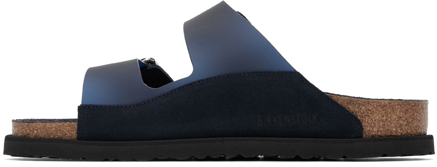 Birkenstock Navy 1774 Arizona PVC Milky Sandals Birkenstock