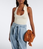 Zimmermann Fairlight knitted halterneck top