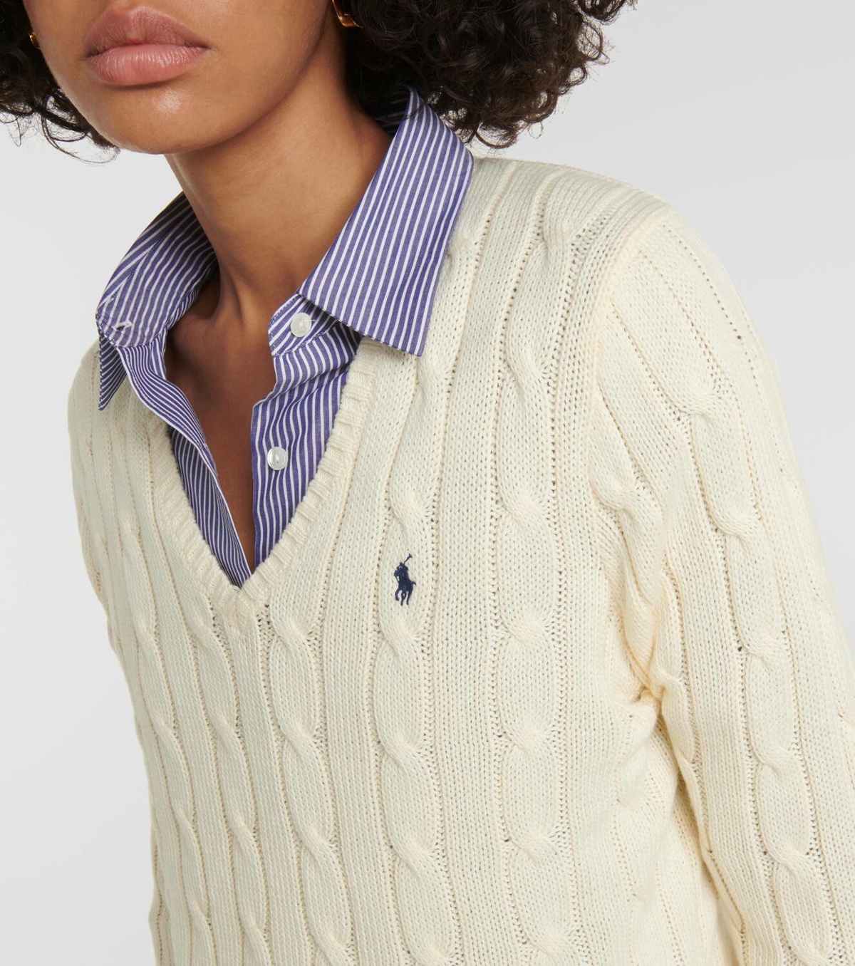 Polo Ralph Lauren Cable-knit cotton sweater Polo Ralph Lauren