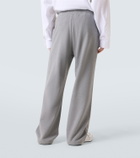 Balenciaga Cotton jersey wide-leg sweatpants