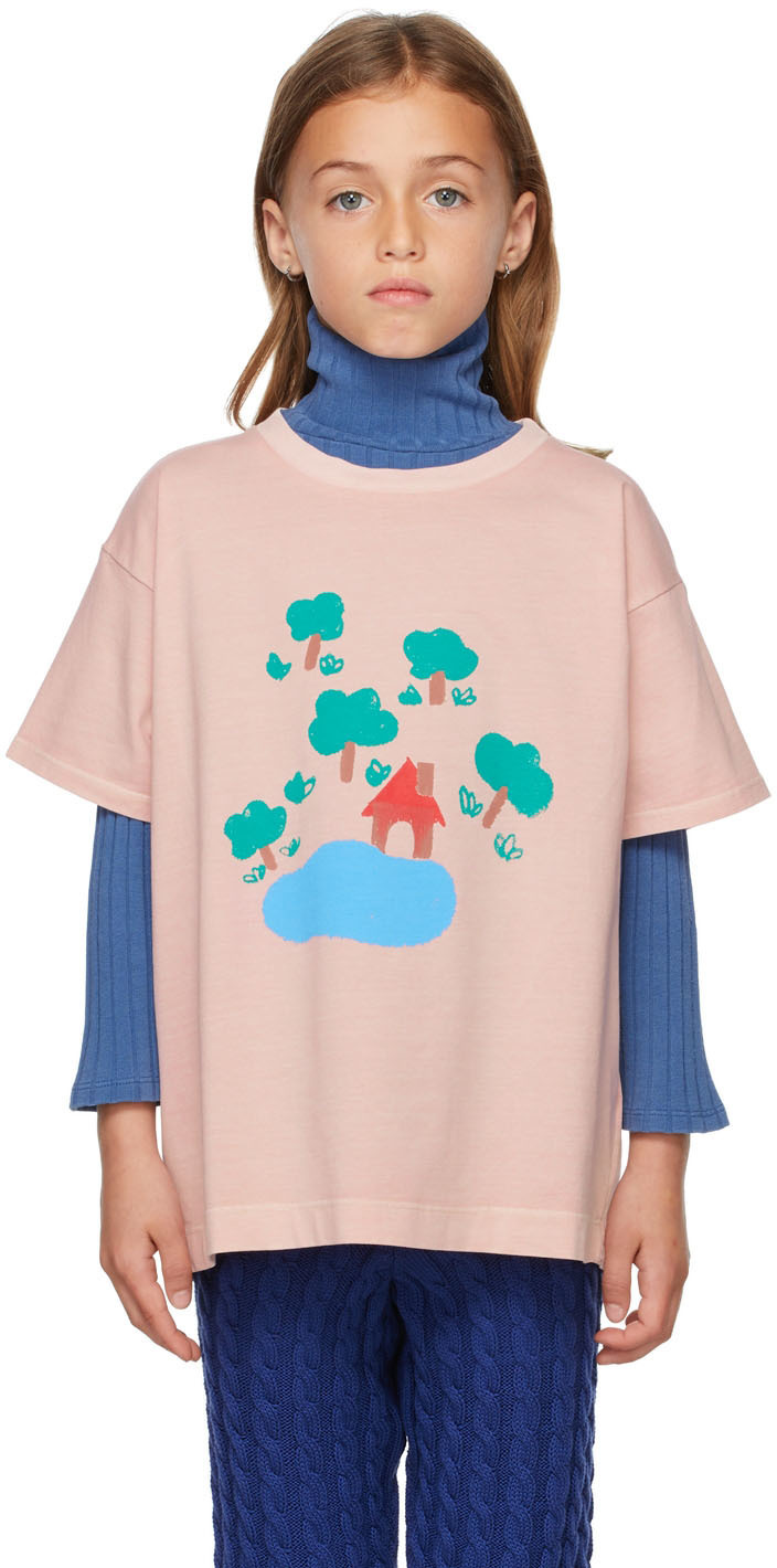 KIDS SHORT SLEEVE T-SHIRT 4-10 LOOKING GLASS HOUSES