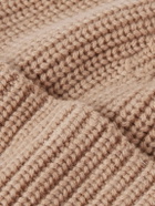 Brunello Cucinelli - Ribbed Cashmere Beanie - Neutrals