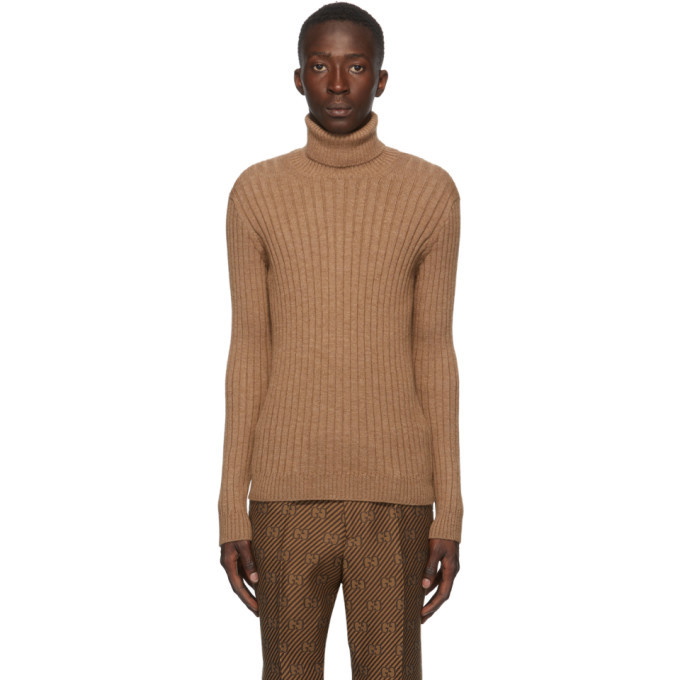 Photo: Gucci Brown Alpaca and Wool Turtleneck