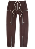 Rick Owens Bauhaus Stretch-cotton Cargo Trousers Brown