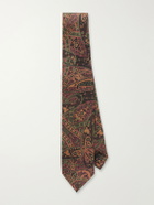Drake's - 7cm Paisley-Print Wool and Silk-Blend Tie