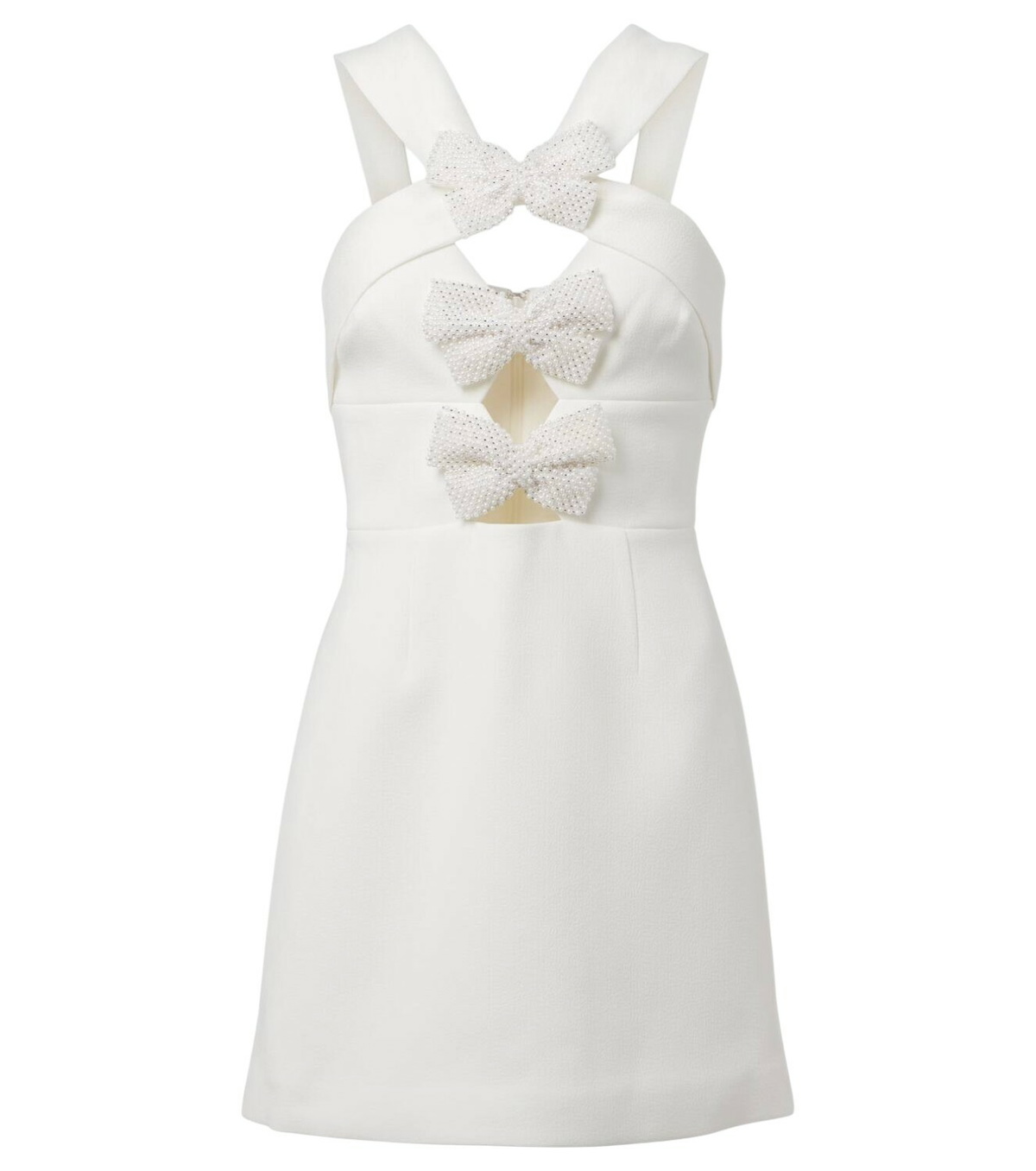 REBECCA VALLANCE ワンピース Montana crepe&ette 1034454 Montana crêpe minidress in pink - Rebecca Vallance | Mytheresa