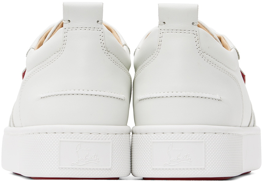 Christian Louboutin White Happyrui Spikes Sneakers Christian