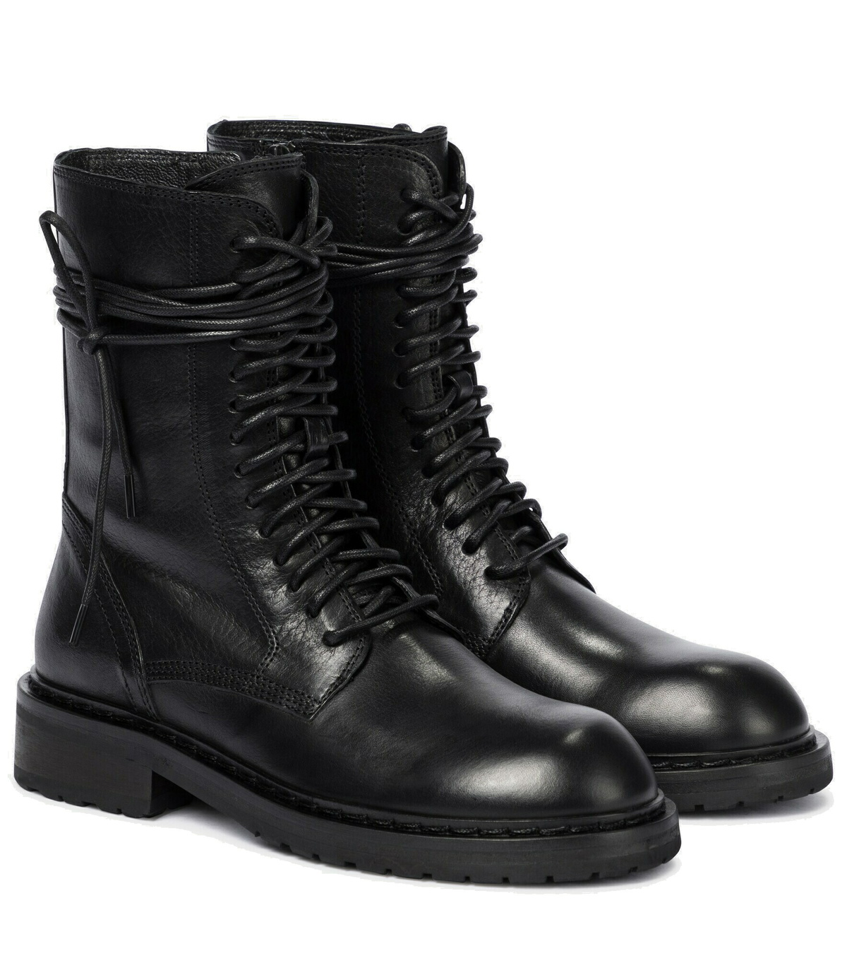 ann demeulemeester combat boots