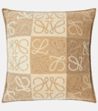 Loewe Anagram wool and cashmere cushion