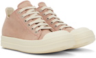 Rick Owens DRKSHDW Pink Low Sneakers