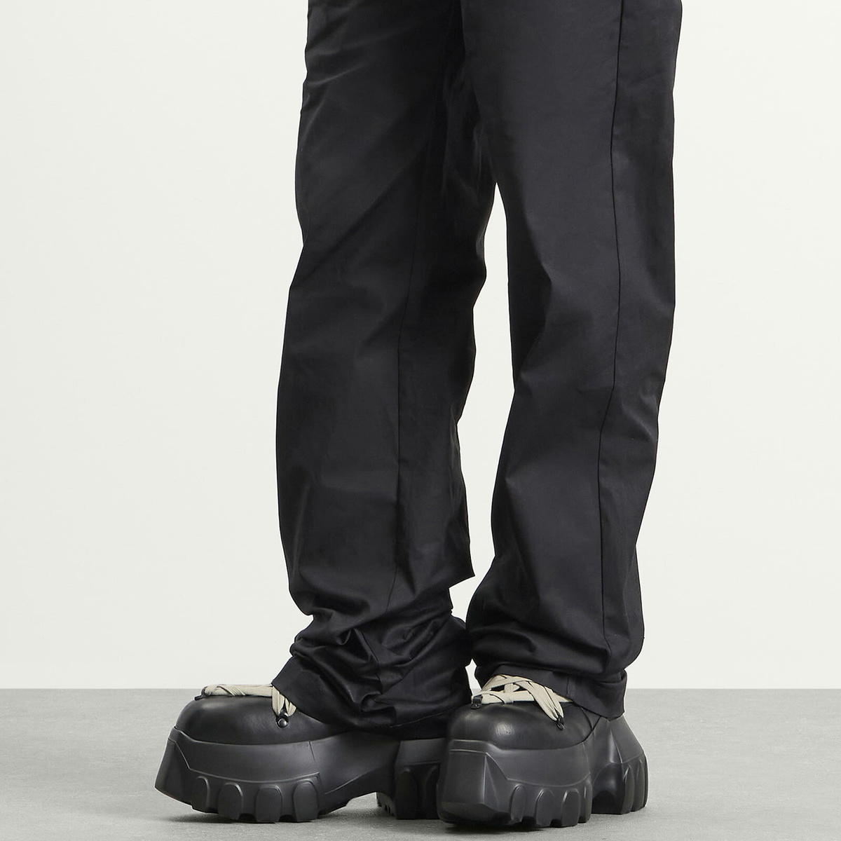 Rick Owens Men's Mega Tractor in Black/Pearl/Black