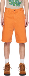 Jacquemus Orange Le Raphia 'Le Short de Nîmes Cuerda' Shorts