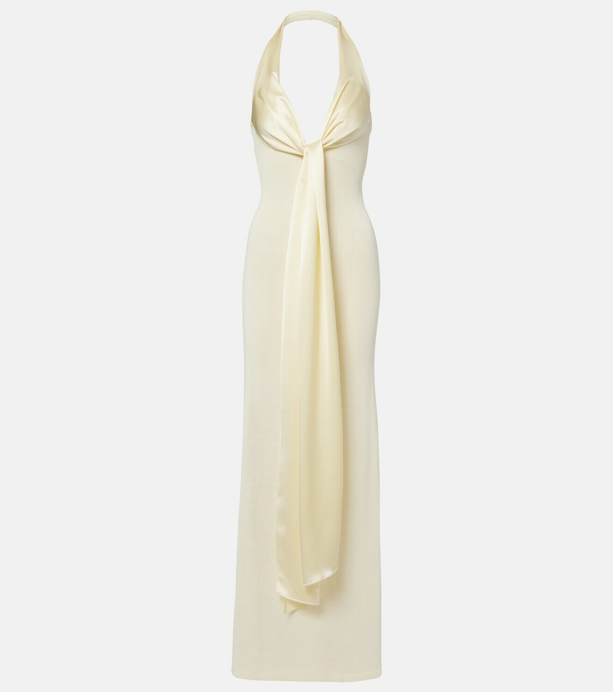 Aya Muse Nayra cotton and silk blend maxi dress