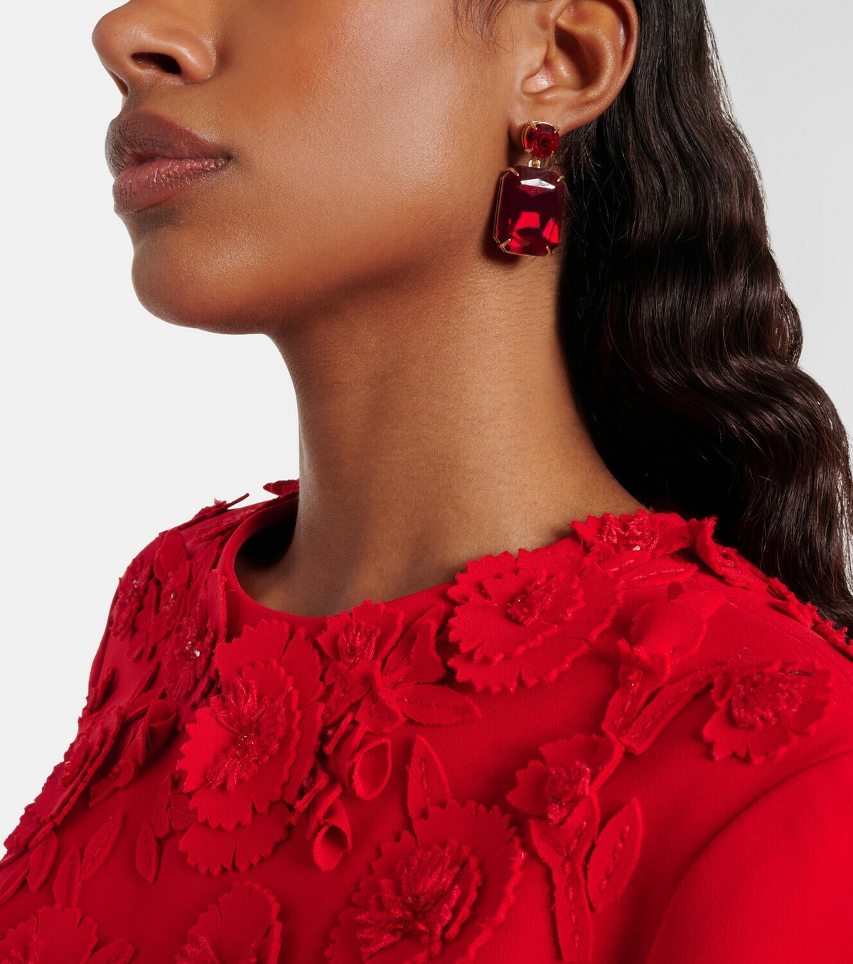 Carolina Herrera Embellished drop earrings