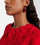 Carolina Herrera Embellished drop earrings