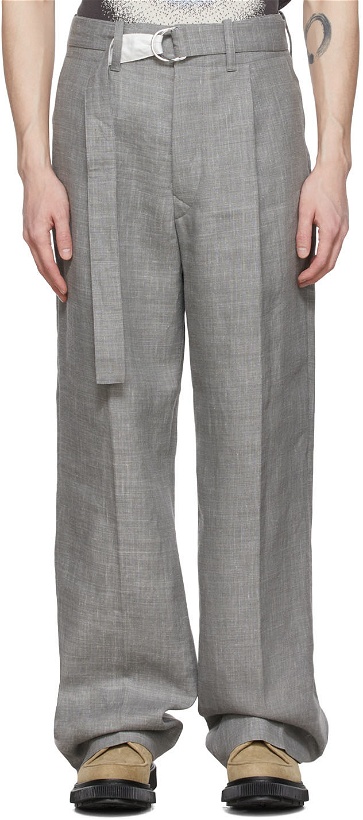 Photo: UNIFORME Grey Linen Trousers