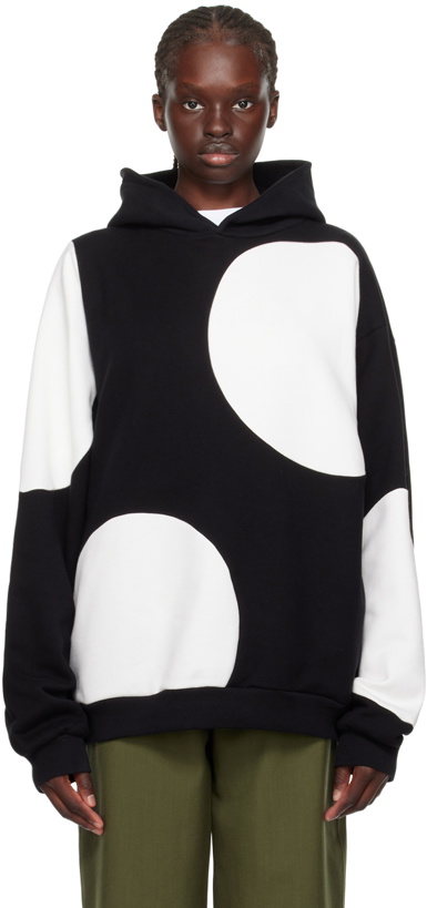 Photo: Marni Black & White Paneled Hoodie