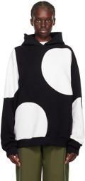 Marni Black & White Paneled Hoodie