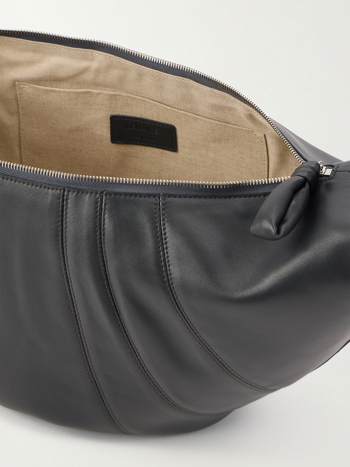 LEMAIRE - Croissant Large Leather Messenger Bag