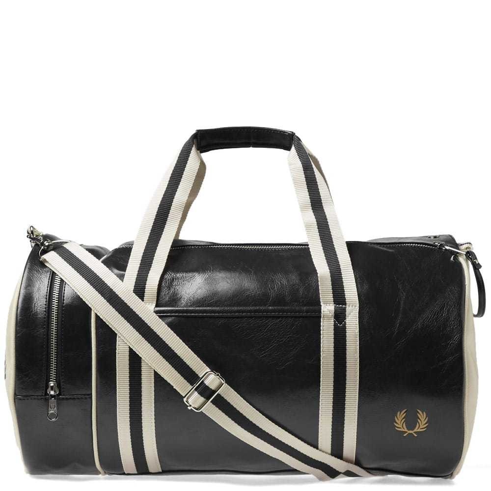 Fred Perry Classic Barrel Bag Black Fred Perry