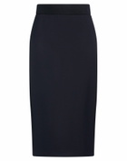 Peserico Womens Midi skirt Midnight in Blue