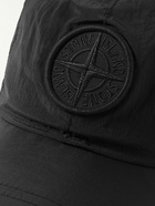 Stone Island - Logo-Appliquéd Crinkled-ECONYL® Cap - Black