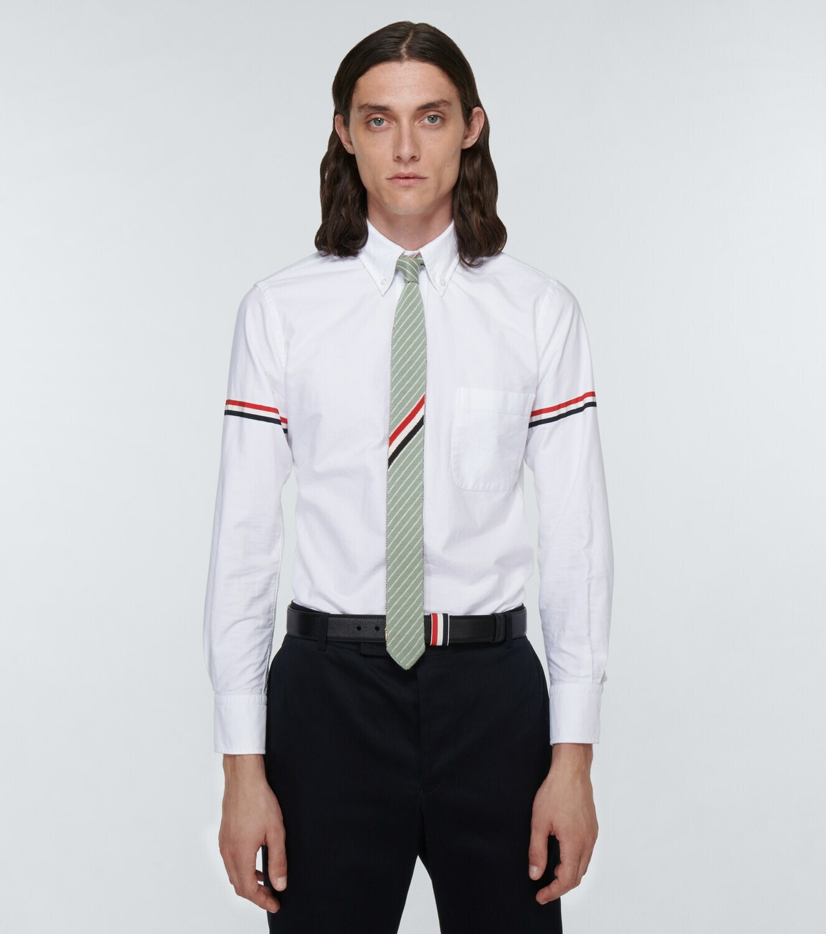 thom browne knit tie