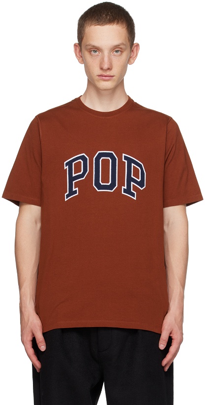 Photo: Pop Trading Company Red Arch T-Shirt