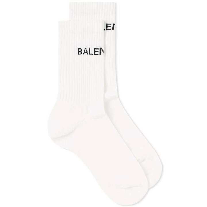 Photo: Balenciaga Tennis Logo Sock