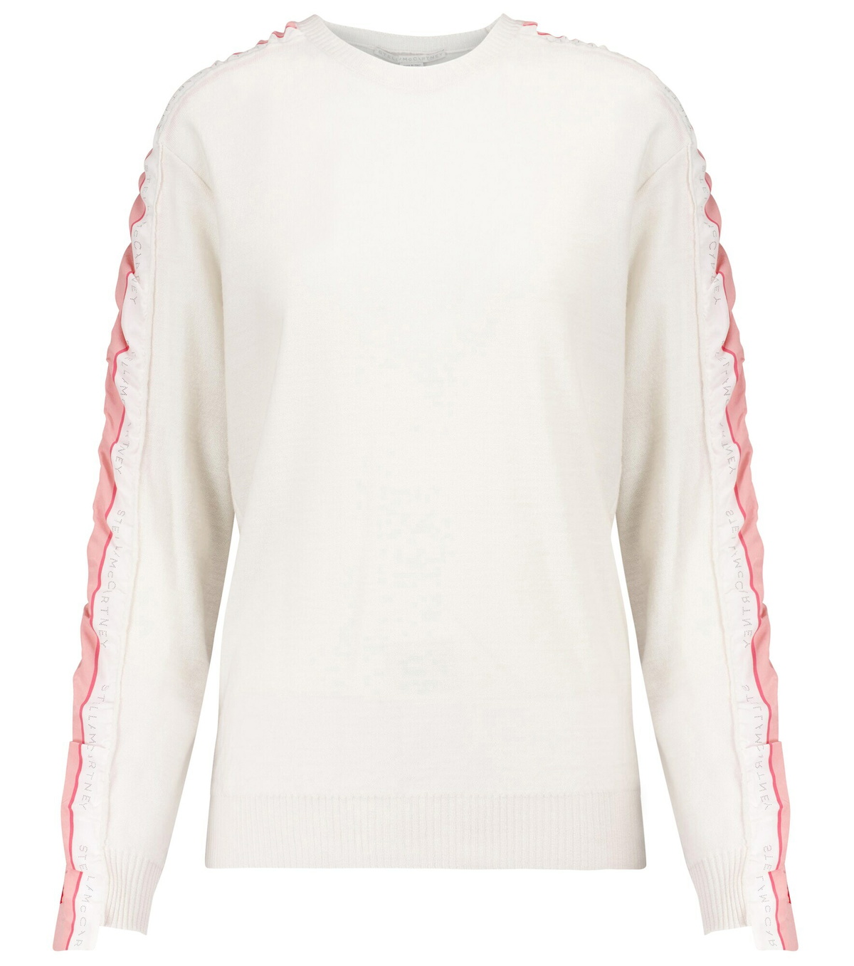 Stella McCartney White Sweatshirt With Brand Name Print