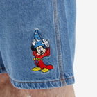 Butter Goods Men's x Disney Sorcerer Baggy Denim Shorts in Washed Indigo