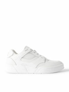 CELINE - CT-09 Leather, Rubber and Mesh Sneakers - White