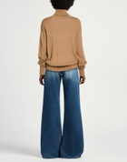 Jijil Womens Turtleneck Sand