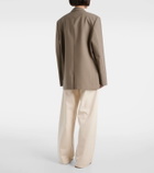 Róhe Deconstructed belted blazer
