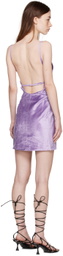 rag & bone Purple Juliet Mini Dress