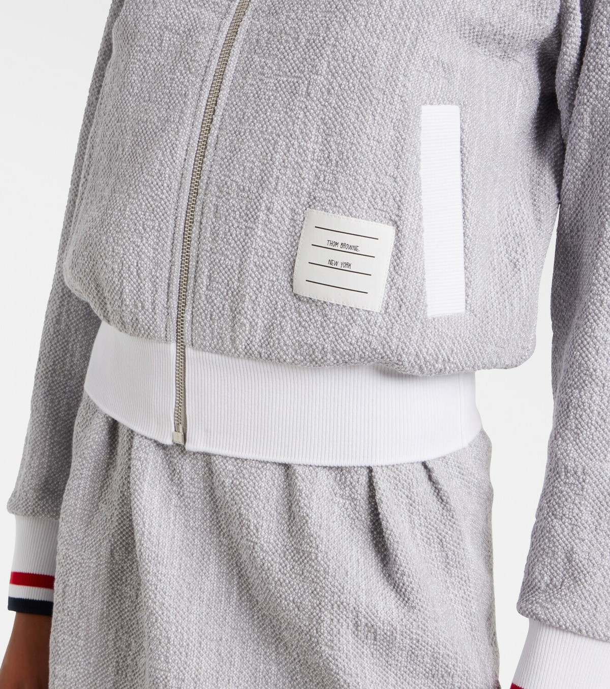 Thom Browne Cotton-blend bomber jacket