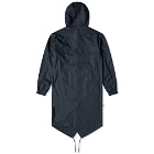 Rains Fishtail Parka Jacket in Navy