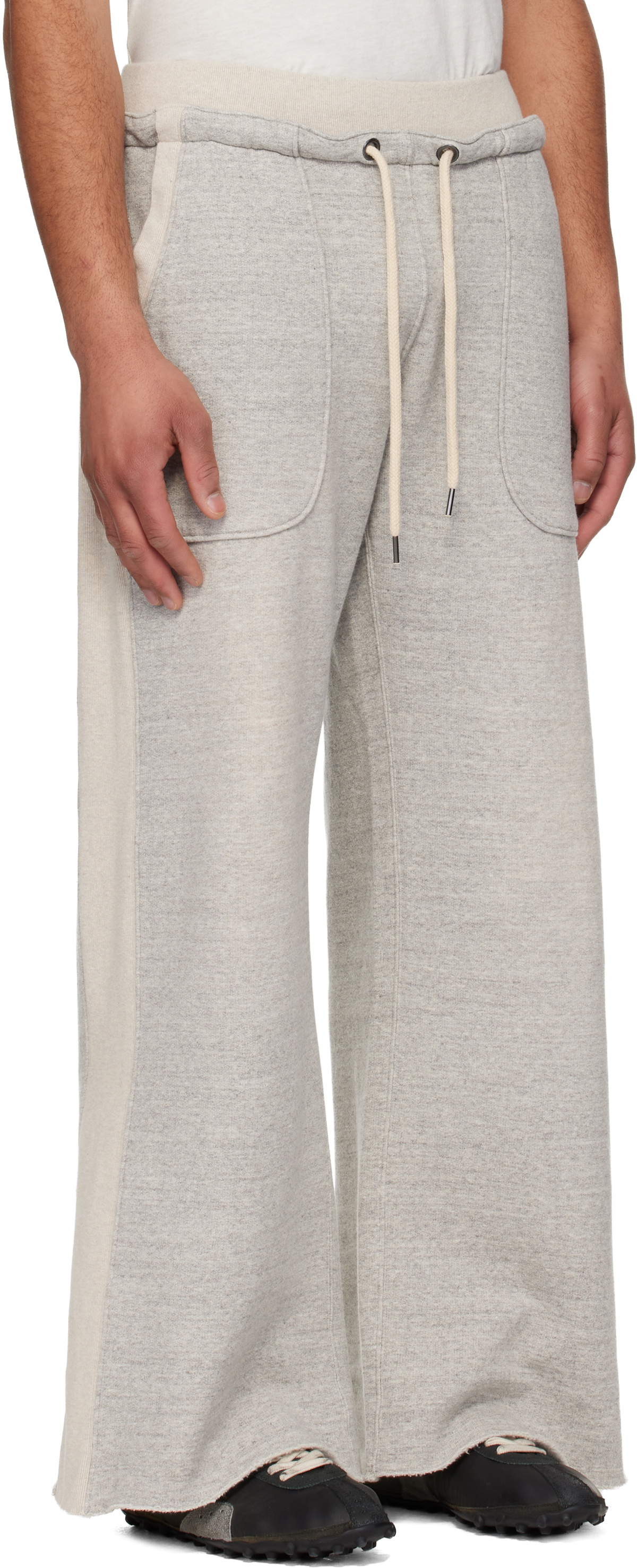 R13 Gray Side Insert Sweatpants