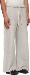 R13 Gray Side Insert Sweatpants